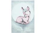 Kinderteppich Bambi Pink ca. 140x200cm