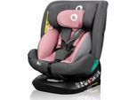 Lionelo Kinderautositz , Grau, Pink , Kunststoff , 60x81x44.5 cm , ECE R 129 i-Size , Isofix-Befestigung , Baby on Tour, Kindersitze, Kindersitze