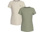 Calvin Klein Jeans T-Shirt »2-PACK SLIM MONOGRAM TOP«, (Packung, 2 tlg.), für Kinder bis 16 Jahre