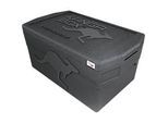 Thermobox Kängabox® Comfort GN 1/1, Volumen 46 l, Komfort-Tragegriffe, stapelbar, mit Deckel, wiederverwendbar, L 690 x B 400 x H 335 mm, EPP, schwarz