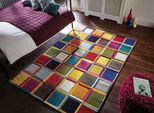 Teppich FLAIR RUGS "WALTZ", bunt, B:120cm H:10mm L:170cm, Kunstfaser, Teppiche, Teppich, Handgeschnitzt