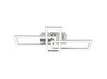 LED-Deckenleuchte Omie Silber-/Chromfarben max. 24 W Deckenlampe