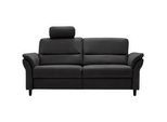 Livetastic 3-Sitzer-Sofa , Schwarz , Textil , Buche , 192x90x89 cm , Made in Eu , Rücken echt, motorische Relaxfunktion, Armteil links, Armteil rechts, USB-Anschluss, Herz-Waage-Funktion, USB-C-Anschluss , Wohnzimmer, Sofas & Couches, Sofas, Textilsofas