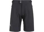 Radhose ENDURANCE "LEICHHARDT BIKE SHORT", Herren, Gr. XXXL, US-Größen, schwarz, 95% Polyester, 5% Elasthan, bedruckt, unifarben, sportlich, kurz, Hosen, mit hochwertigen Radsport-Funktionen