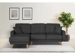 Home affaire Ecksofa »TRIPLO optionale Schlafsofa mit Bettkasten, Masse B/T/H: 234/164/89 cm«, L-Form wahlweise mit Bettfunktion - Liegefläche 132x210 cm