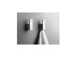 Unidrain Reframe Collection towel hooks (x2) Brushed steel