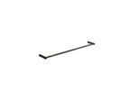 Pressalit towel rail single black chrome
