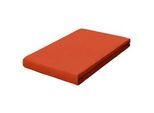 Schlafgut Boxspring-Spannleintuch , Rot , Textil , 120-130x200-220 cm , Grüner Punkt, Hohenstein, Textiles Vertrauen - Oeko-Tex®, AZO-frei, Oeko-Tex® Made IN Green , Rundumgummi, bügelfrei, keine Sondergrößen, weich und anschmiegsam, perfekter Sitz , Heimtextilien, Bettwäsche & Leintücher, Leintücher, Spannleintücher Boxspringbett