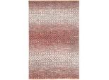 Cazaris Orientteppich , Terracotta , Textil , Streifen , rechteckig , 250x350 cm , Care & Fair, AZO-frei, Handmade in India , in verschiedenen Größen erhältlich , Teppiche und Böden, Teppiche, Orientteppiche