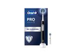 Oral-B Elektrische Zahnbürste Pro1 Black + Extra Brush Head