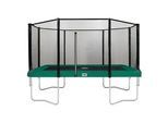 Salta Trampolin Salta Combo 589G , Grün, Schwarz , Metall, Kunststoff , 244x396 cm , Freizeit & Co, Gartenspielzeug, Hüpfburgen & Trampoline