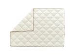 Bettdecke Superwashed Wolle ca. 135x200x17,33 cm Weiß