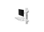 Ergotron LX Pro mounting kit - for LCD display / keyboard / mouse - white