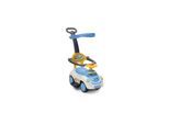 Rutschauto SMILE 3 in 1, Schubstange, Sonnendach, Fußstützen, Sicherheitsbügel blau
