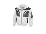 QUALITEX HIGH QUALITY WORKWEAR Pilotenjacke pilotenjacke weiß/grau Damen: 52 Herren: XXL