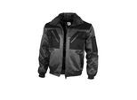 QUALITEX HIGH QUALITY WORKWEAR Pilotenjacke pilotenjacke grau/schwarz Damen: 56 Herren: 3XL