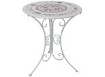 Garden Pleasure Gartentisch »Bayo, TOPSELLER!«, (Gartentisch, Balkontisch), Platz für zwei Personen, mit Schriftzug