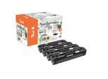 Peach HP 216 A 4 Toner (bk, c/m/y) ersetzt HP No. 216A, W2410A, W2411A, W2412A, W2413A für z.B. HP Color LaserJet Pro M 155 nw (wiederaufbereitet)