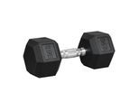 HOMCOM Gummi-Hantel Metall, Gummi
