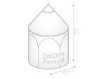 DotCom PENCIL Sitzhocker in Stiftform Grün