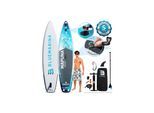 Bluemarina SUP Board Mapuna Sport, Kickpad, Double Layer, Paddel, Pumpe, Rucksack, 5J Garantie