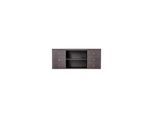 Büromöbel Büro Schrank Aktenschrank Padova braun 660x1600x450mm Büro Arbeitszimmer Homeoffice