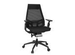 hjh OFFICE Profi Bürostuhl GENIDIA SMART BLACK Netzstoff mit Armlehnen