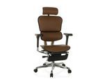 hjh OFFICE Luxus Chefsessel ERGOHUMAN PLUS LEGPRO GEN2 Leder mit Armlehnen (höhenverstellbar)