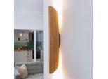 LED-Wandleuchte Colombia, Eiche natur