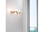 Nemo Crown Wandleuchte 4-flammig gold lackiert