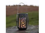 LED-Solarlampe Flame, drei Nutzungsoptionen, 42 cm