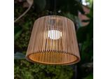 Newgarden Okinawa LED-Akku-Außenpendellampe Bambus