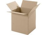 Wellpapp-Faltkartons, 1-wellig, 200 x 200 x 200 mm, braun