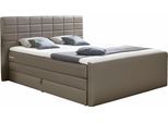 INOSIGN Boxspringbett »Lethbridge«, inkl. Bettkasten und Topper, zwei Matratzenarten in H2