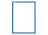Schäfer Shop Pure SSI Magnetrahmen Standard, DIN A4 Hochformat, 5 Stück, blau