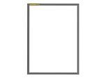 Schäfer Shop Pure SSI Magnetrahmen Standard, DIN A4 Hochformat, 5 Stück, grau