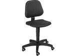 Arbeitsdrehstuhl 9653, Integralschaum, Rollen, schwarz
