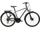 Trekkingrad KROSS "Trans 4.0" Gr. 48, grau (grau, schwarz), Fahrräder, Herren, 48cm, 28 Zoll (71,12cm) hinten: 28 Zoll (71,12cm)