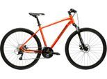 Crossrad KROSS "Evado 3.0" Gr. 48, orange (orange, schwarz), Fahrräder, Damen, 48cm, 28 Zoll (71,12cm) hinten: 28 Zoll (71,12cm)