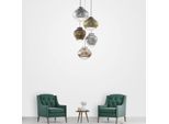 Pendellampe Bonnie 130 cm silber metallic