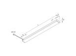 LED-Unterbauleuchte Top-Stick FMK, 3.000K, 90cm