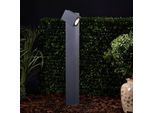 Lorik LED-Wegeleuchte mit flexiblem Kopf, grau