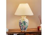 Austrolux Tischlampe Giardino Panse 30 cm Keramik vergoldet