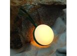 LED-Außenleuchte Bring to go Ø 12 cm weiß/grün