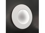 ICONE Vera LED-Wandleuchte 930 Ø26cm weiß/weiß