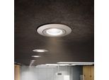 LED-Deckeneinbauspot Diled, Ø8,5cm, 10 W, Dim-To-Warm, stahl