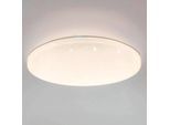 LED-Deckenlampe Frania-S m. Kristalleffekt Ø 43cm
