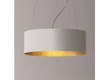 ICONE Olimpia LED-Hängeleuchte mit edlem Blattgold