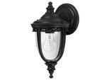 Wandlaterne English Bridle IP44 Ø 16,5 cm schwarz