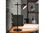 LED-Akku-Tischlampe Maxima, schwarz, Höhe 41 cm, Kunststoff